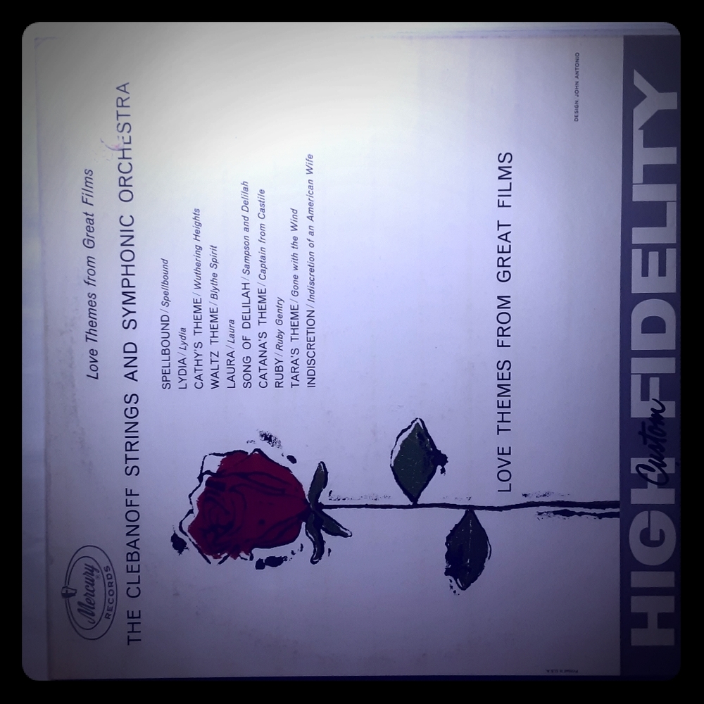 Love themes from great films LP record vinyl